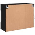 Miniatyrbilde 10 av 11: vidaXL Vegghengt TV-benk med LED svart 78,5x30x60,5 cm