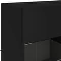 Miniatyrbilde 11 av 11: vidaXL Vegghengt TV-benk med LED svart 78,5x30x60,5 cm