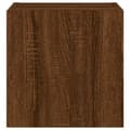 Miniatyrbilde 10 av 11: vidaXL TV-benker med LED-lys 2 stk brun eik 30,5x35x30 cm