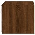 Miniatyrbilde 11 av 11: vidaXL TV-benker med LED-lys 2 stk brun eik 30,5x35x30 cm