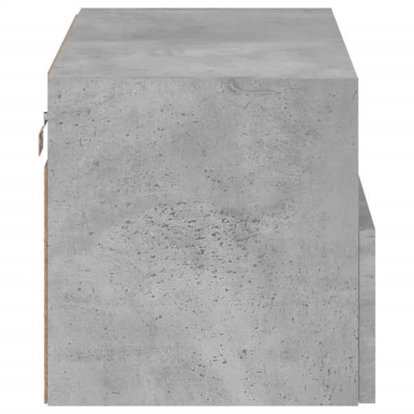 vidaXL TV-seinäkaappi betoninharmaa 60x30x30 cm tekninen puu