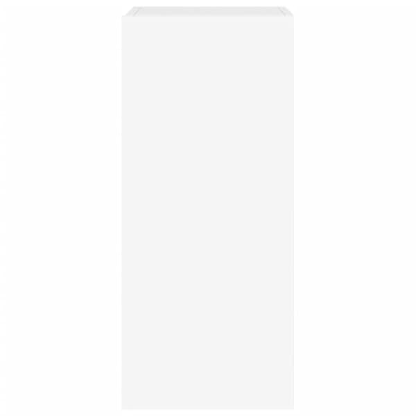 vidaXL væghængte tv-borde 2 stk. med LED-lys 30,5x35x70 cm hvid
