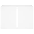 Miniatyrbilde 9 av 11: vidaXL Vegghengt TV-benk med LED hvit 60x35x41 cm