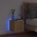 Pikkukuva 4 / 11: vidaXL TV-seinäkaappi LED-valoilla Sonoma-tammi 30,5x35x30 cm