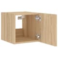 Pikkukuva 8 / 11: vidaXL TV-seinäkaappi LED-valoilla Sonoma-tammi 30,5x35x30 cm