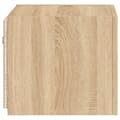 Pikkukuva 10 / 11: vidaXL TV-seinäkaappi LED-valoilla Sonoma-tammi 30,5x35x30 cm