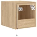 Pikkukuva 11 / 11: vidaXL TV-seinäkaappi LED-valoilla Sonoma-tammi 30,5x35x30 cm
