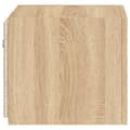 Miniatyrbilde 11 av 11: vidaXL Vegghengte TV-benker med LED 2 stk sonoma eik 30,5x35x30 cm