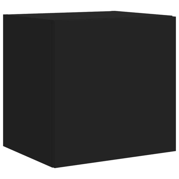 vidaXL væghængte tv-borde 2 stk. med LED-lys 40,5x35x40 cm sort