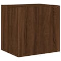 Pikkukuva 3 / 11: vidaXL TV-seinäkaappi LED-valoilla ruskea tammi 40,5x35x40 cm