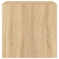 Miniatyrbilde 9 av 11: vidaXL Vegghengt TV-benk med LED sonoma eik 40,5x35x40 cm