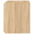 Miniatyrbilde 10 av 11: vidaXL Vegghengt TV-benk med LED sonoma eik 40,5x35x40 cm