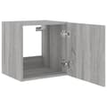 Pikkukuva 8 / 11: vidaXL TV-seinäkaappi LED-valoilla harmaa Sonoma 40,5x35x40 cm