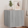 Pikkukuva 1 / 11: vidaXL TV-seinäkaappi LED-valoilla harmaa Sonoma 40,5x35x40 cm