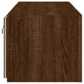 Miniatyrbilde 10 av 11: vidaXL TV-benker med LED-lys 2 stk brun eik 60x35x31 cm