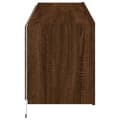 Miniatyrbilde 9 av 11: vidaXL Vegghengte TV-benker med LED 2 stk brun eik 60x35x41 cm