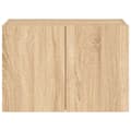 Miniatyrbilde 9 av 11: vidaXL Vegghengt TV-benk med LED sonoma eik 60x35x41 cm