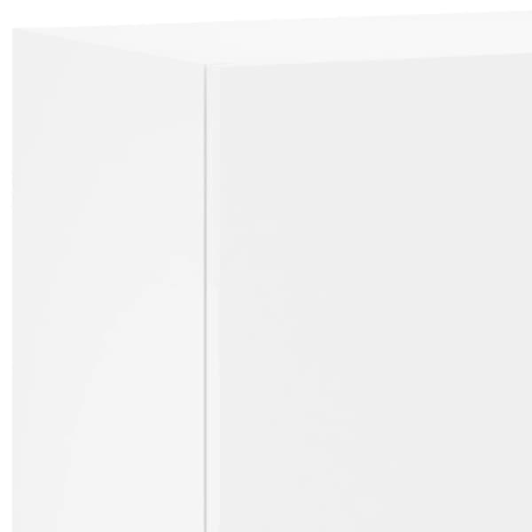 vidaXL TV-seinäkaappi valkoinen 40,5x30x90 cm tekninen puu