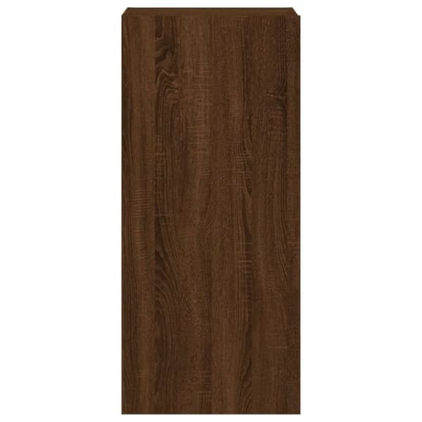 vidaXL TV-seinäkaappi ruskea tammi 40,5x30x90 cm tekninen puu