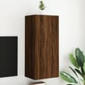 Pikkukuva 11 / 11: vidaXL TV-seinäkaappi ruskea tammi 40,5x30x90 cm tekninen puu