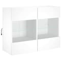 Pikkukuva 3 / 11: vidaXL TV-seinäkaappi LED-valoilla valkoinen 78,5x30x60,5 cm