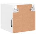 Miniatyrbilde 10 av 11: vidaXL Vegghengt TV-benk med LED hvit 30x28,5x30 cm