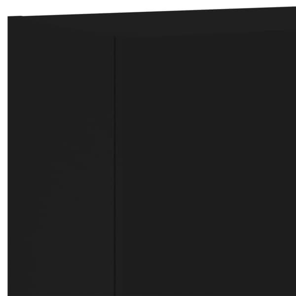 vidaXL Vegghengt TV-benk svart 40,5x30x90 cm konstruert tre