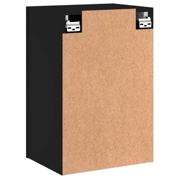 vidaXL Vegghengt TV-benk svart 40,5x30x60 cm konstruert tre