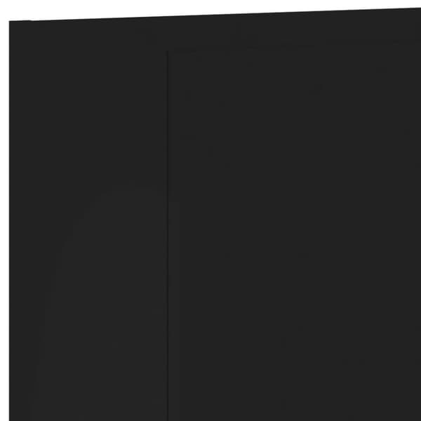 vidaXL Vegghengt TV-benk svart 40,5x30x60 cm konstruert tre