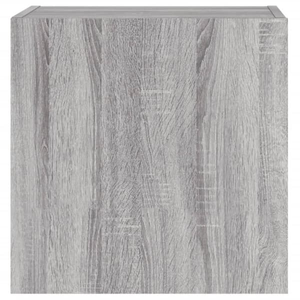 vidaXL Vegghengte TV-benker 2 stk grå sonoma 40,5x30x40 konstruert tre