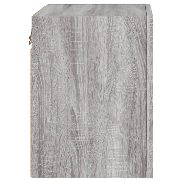 vidaXL Vegghengte TV-benker 2 stk grå sonoma 40,5x30x40 konstruert tre