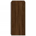 Miniatyrbilde 10 av 11: vidaXL Vegghengt TV-benk med LED brun eik 40,5x35x80 cm