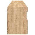 Miniatyrbilde 10 av 11: vidaXL Vegghengte TV-benker med LED 2 stk sonoma eik 60x30x40 cm