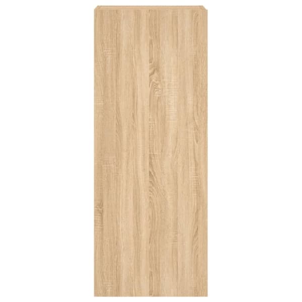 vidaXL Väggmonterad tv-bänk sonoma-ek 40,5x30x102 cm konstruerat trä