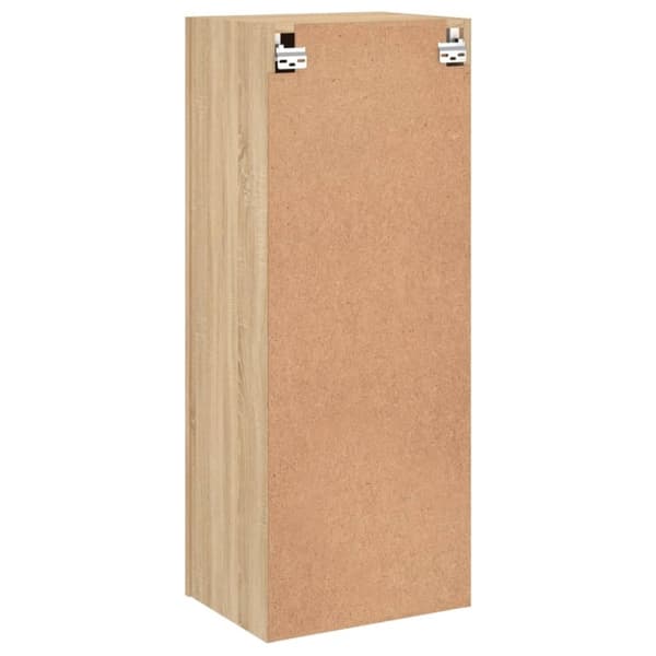 vidaXL Väggmonterad tv-bänk sonoma-ek 40,5x30x102 cm konstruerat trä