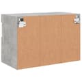 Pikkukuva 11 / 11: vidaXL TV-seinäkaappi LED-valoilla betoninharmaa 60x30x40 cm