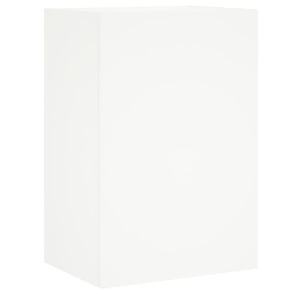 vidaXL Vegghengt TV-benk hvit 40,5x30x60 cm konstruert tre