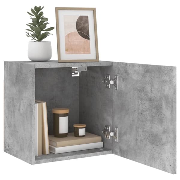 vidaXL TV-seinäkaapit 2 kpl betoninharmaa 40,5x30x40 cm tekninen puu