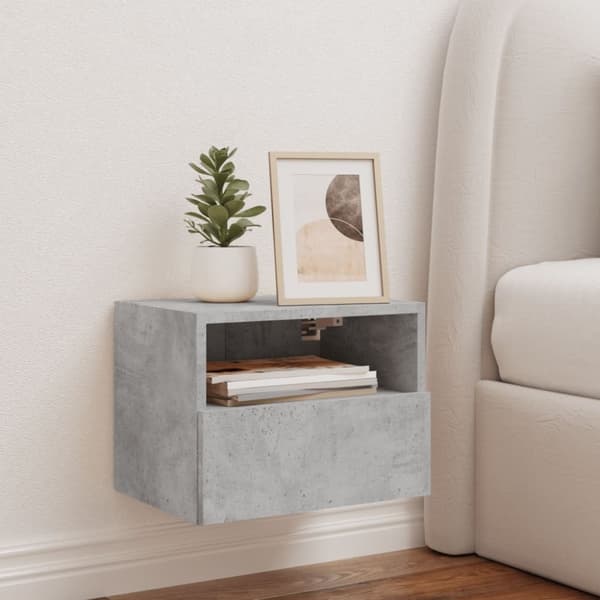 vidaXL TV-seinäkaapit betoninharmaa 40x30x30 cm tekninen puu