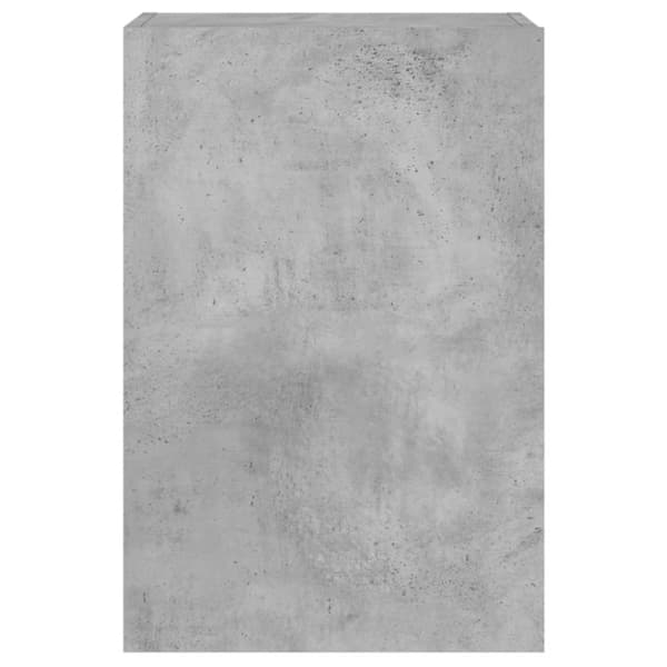 vidaXL TV-seinäkaapit betoninharmaa 40,5x30x60 cm tekninen puu
