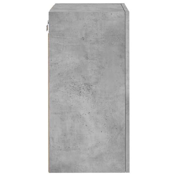 vidaXL TV-seinäkaapit betoninharmaa 40,5x30x60 cm tekninen puu