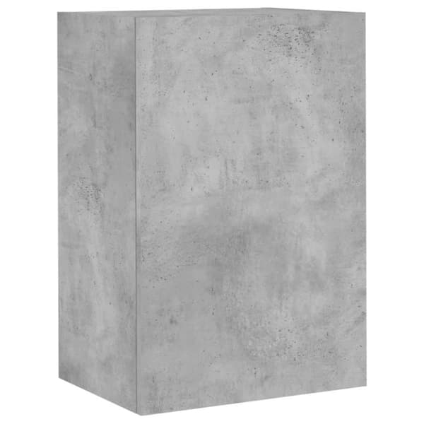 vidaXL TV-seinäkaapit betoninharmaa 40,5x30x60 cm tekninen puu
