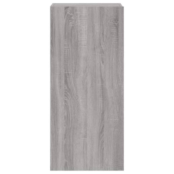 vidaXL væghængt tv-bord 40,5x30x90 cm konstrueret træ grå sonoma-eg