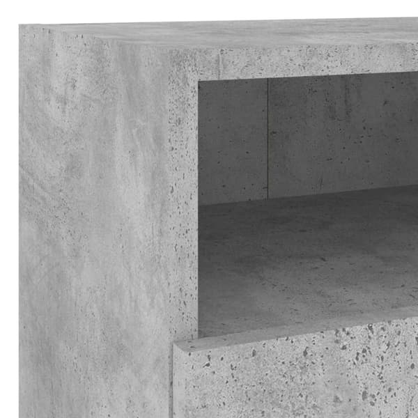 vidaXL TV-seinäkaapit 2 kpl betoninharmaa 40x30x30 cm tekninen puu