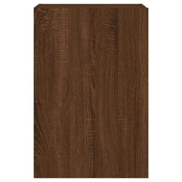vidaXL Vegghengt TV-benk brun eik 40,5x30x60 cm konstruert tre
