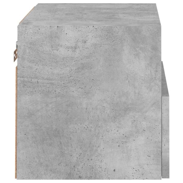 vidaXL Vegghengt TV-benk betonggrå 40x30x30 cm konstruert tre