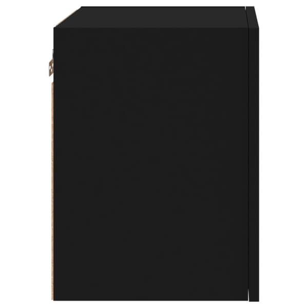 vidaXL Väggmonterad tv-skåp 2 st svart 40,5x30x40 cm konstruerat trä
