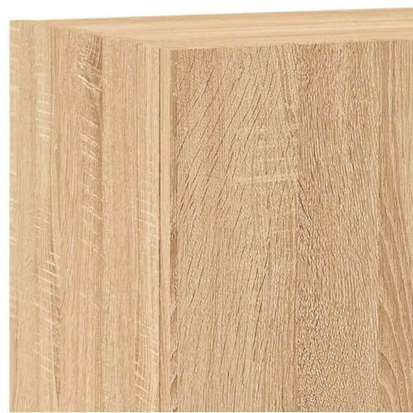 vidaXL Väggmonterad tv-bänk sonoma-ek 40,5x30x60 cm konstruerat trä