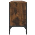 Miniatyrbilde 6 av 11: vidaXL TV-benk med skuff røkt eik 200x25x44 cm konstruert tre