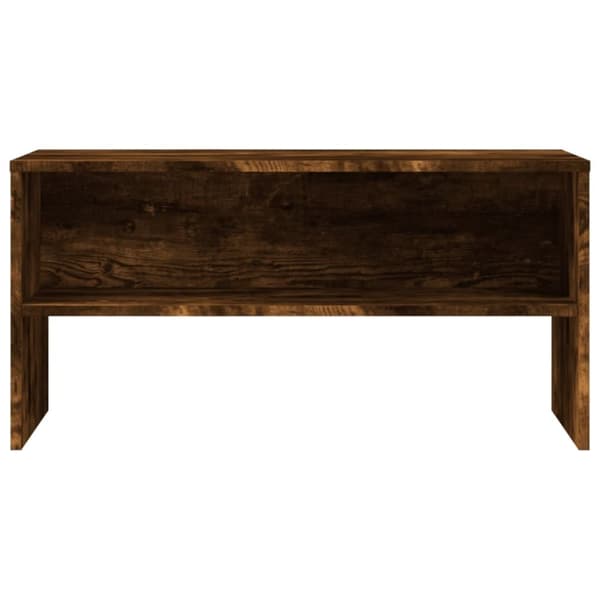 vidaXL TV-benk røkt eik 80x40x40 cm konstruert tre